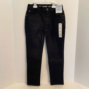 Cat & Jack Boys Skinny Stretch Black Jeans Size 8 New With Tags